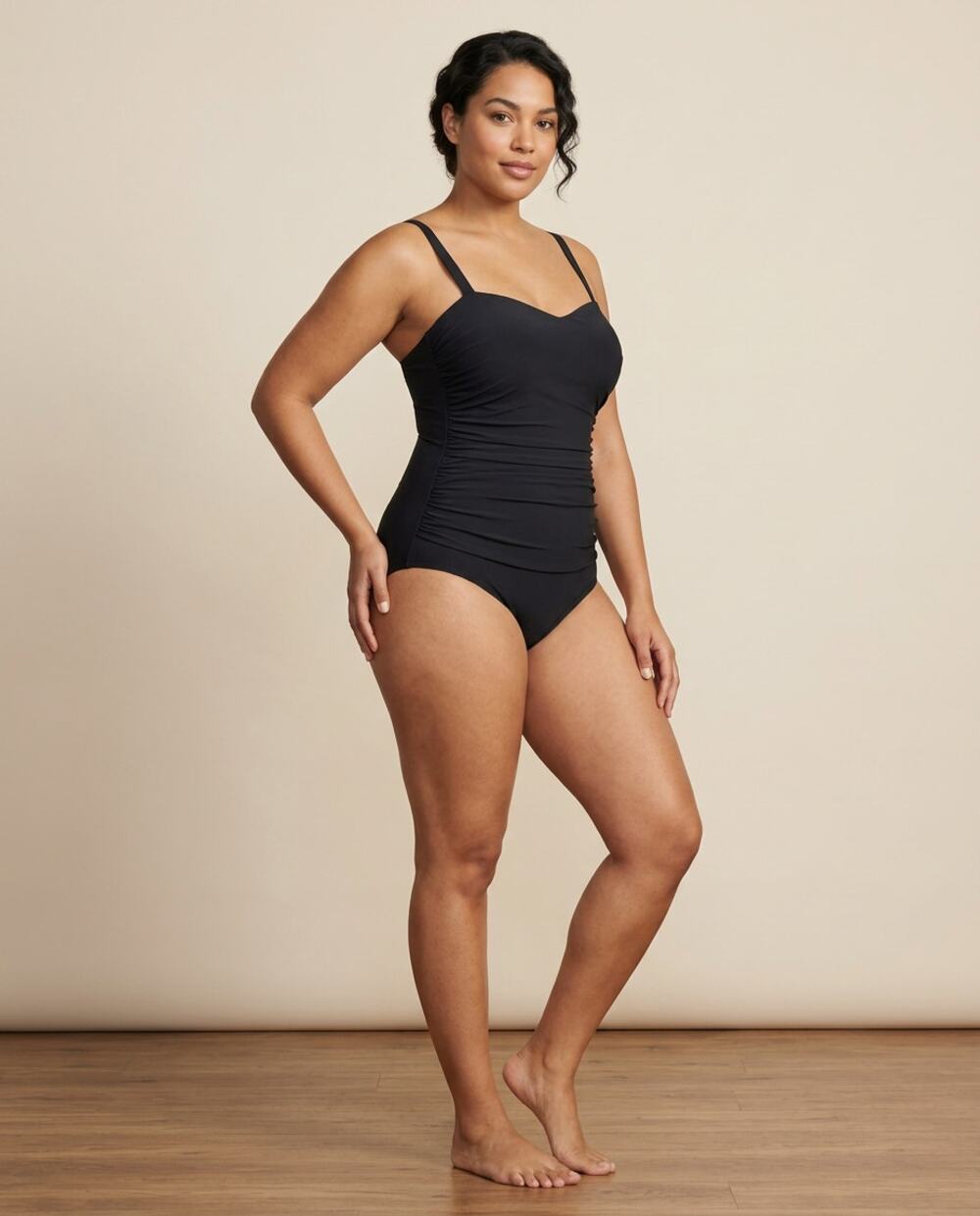Profile by Gottex Tutti Frutti E-Cup One Piece Swimsuit Black Size - 8E